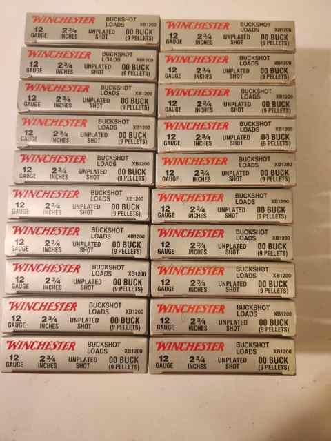 12 ga Win 2 3/4&quot; 00 -20 boxes $4.25/box 1/2 price!