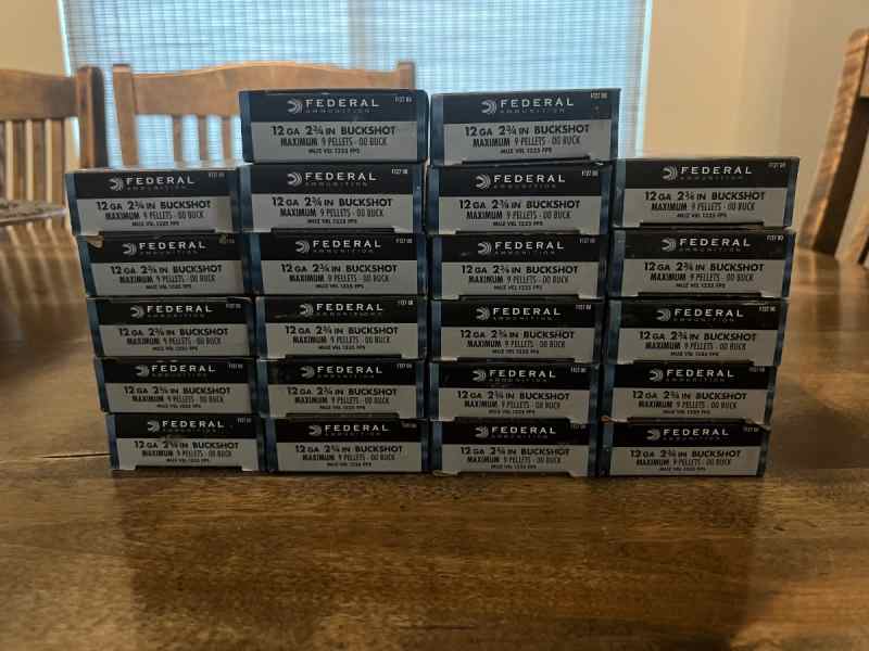 12 g 00 Buckshot and Winchester AA WTT 360 Rounds 