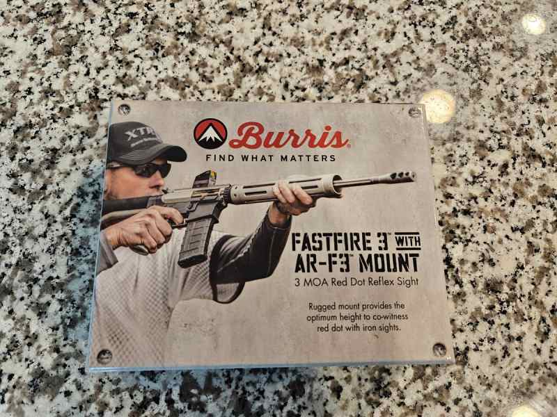 FS: Burris FastFire3 with AR-F3 mount