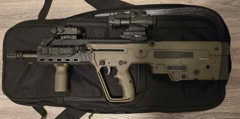 Tavor X95 OD Green with Geissele