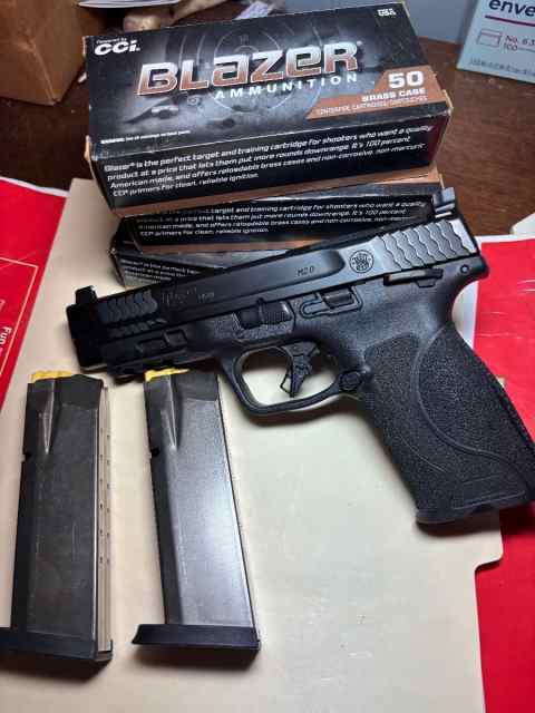 Smith &amp; Wesson M&amp;P full-size 2.0 10mm &amp; ammo