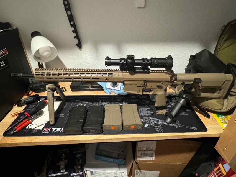 Aero precision AR10 with case