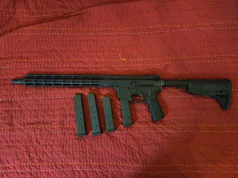 PWS PCC 9, pistol caliber carbine, 9 mm, Glock mag