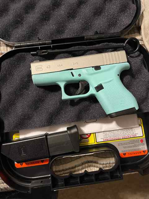 Glock 43 teal