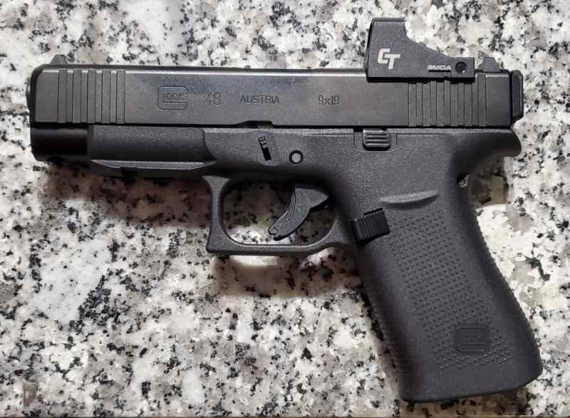 Glock 48 mos w/ CT red dot