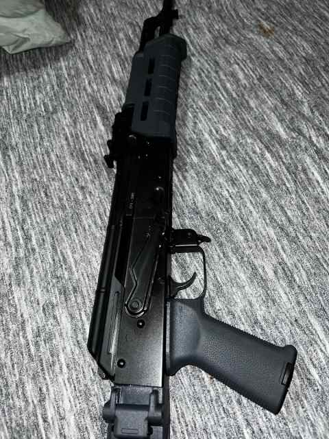Magpul AK with folding stock and Hypercomp