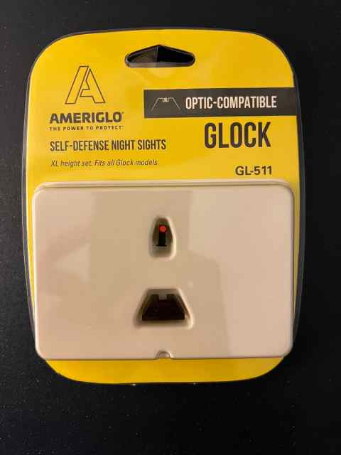 NIB AMERIGLO GL-511 GLOCK SUPPRESSOR SIGHTS