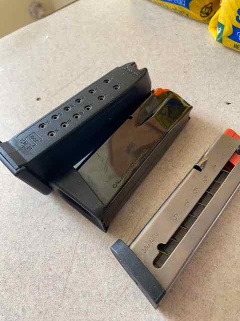 Glock 19 gen 5 15 round mp 380 tarus 40 round mags