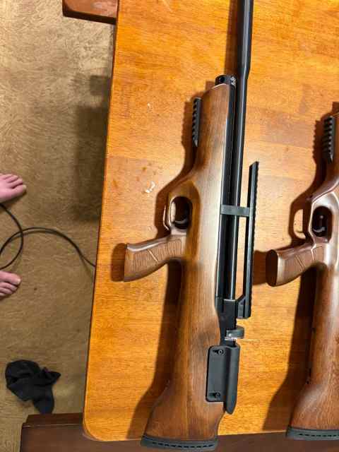 BullPup Hunting Air Rifles w walnut stocks
