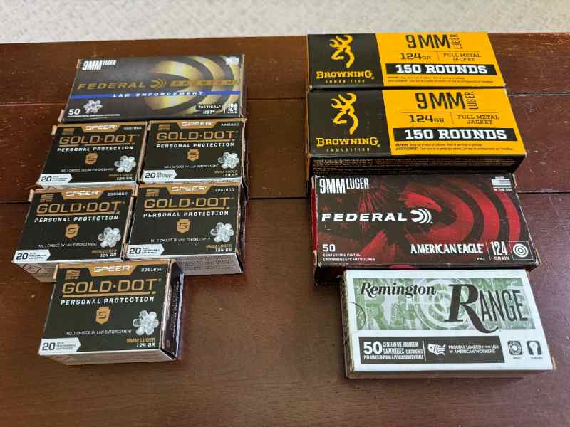 9mm Personal protection &amp; Range rounds