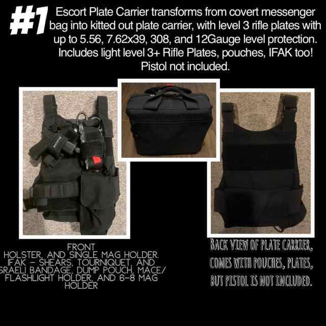 Backpack &amp; cases convert to plate carriers &amp; more!