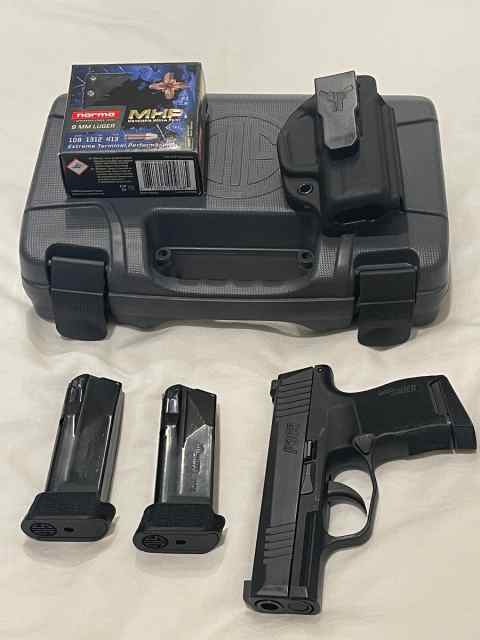 Sig P365 9mm CCW package with X-Ray night sights