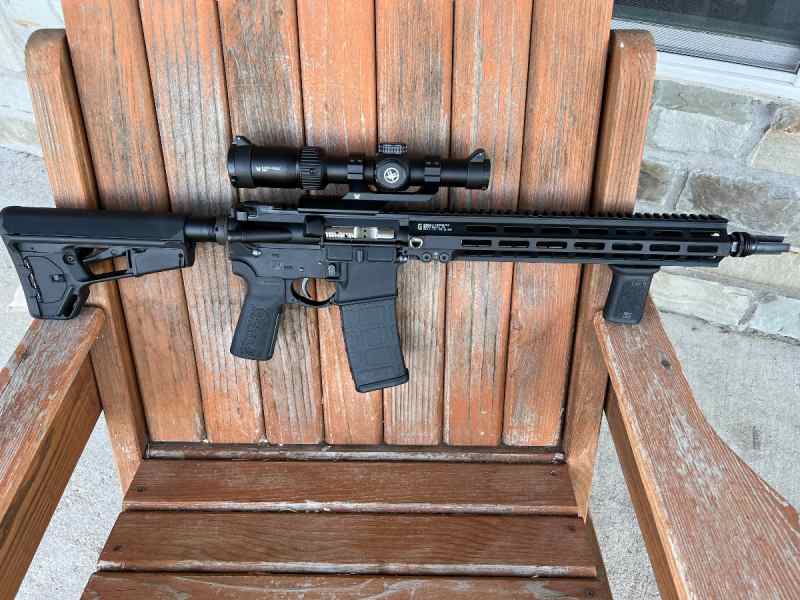 14.5” P&amp;W 5.56 AR-Geissele MK8-ASR-Vortex LPVO 1-8