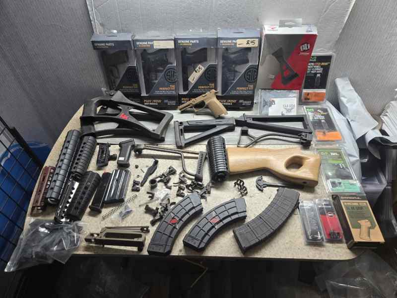 Lot of AK parts and more
