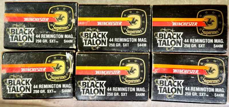 .44 Magnum W/ Black Talon Ammo