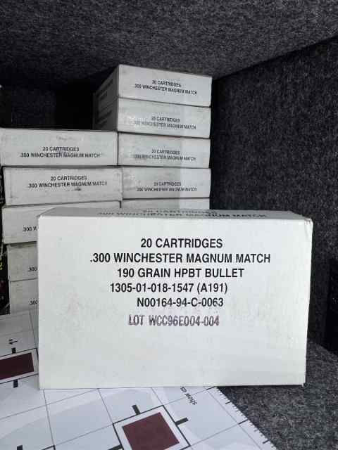 Rare Surplus A191 300WM ammo