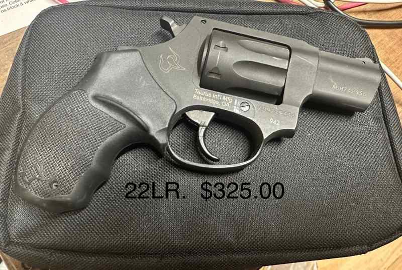 22LR Taurus 8 shot revolver 