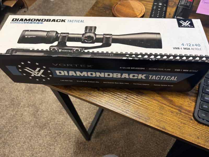 Vortex Diamondback Tactical 4-12x40 NIB 