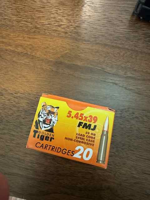 Golden Tiger 5.45 X 39 SELLING OUT FAST 