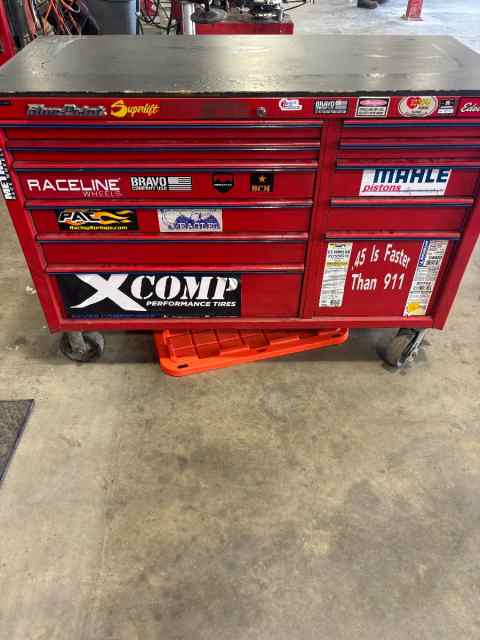 Snap on tool box for trade. 