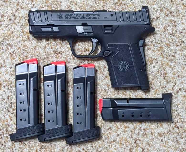 S&amp;W Equalizer &amp; Shield EZ w/ Night Sights &amp; 9MM 