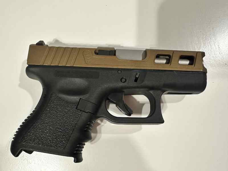 Glock 26 w/upgraded slide - red dot ready