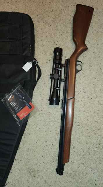 Benjamin air rifle w/ Athlone 3-9 scope