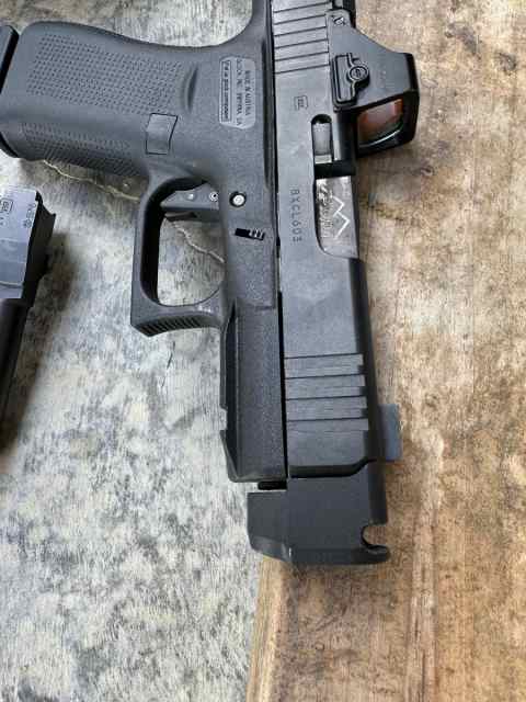 Glock G43x MOS w/PMM comp &amp;  Holosun 507k 