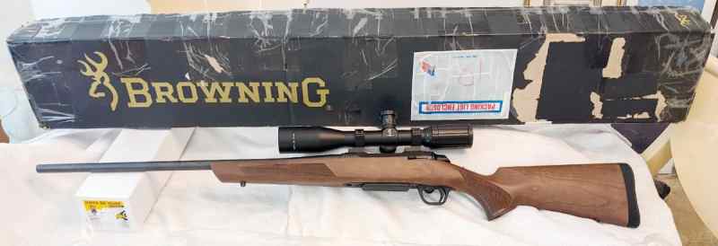 Browning AB3 Hunter 22”, 6.5 CM, Scope, Ammo, NIB 