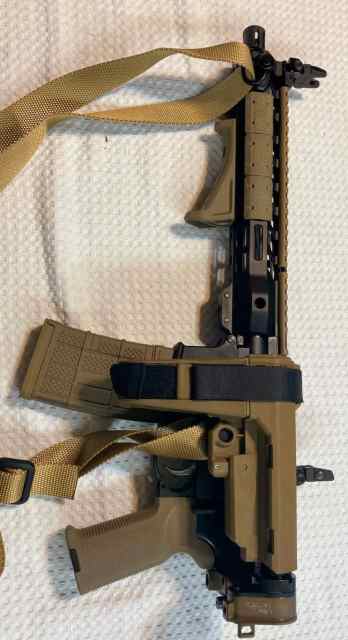 AR-15 PISTOL 10.5&quot; 5.56 w/LAW Folding Adapter 