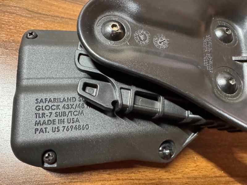 Safariland for Glock 43X/48 MOS TLR-7 Sub