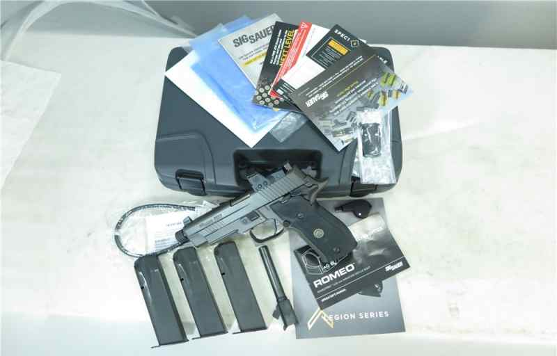 Sig Sauer P226 Legion 9mm SAO W/Romeo1 Box Mags
