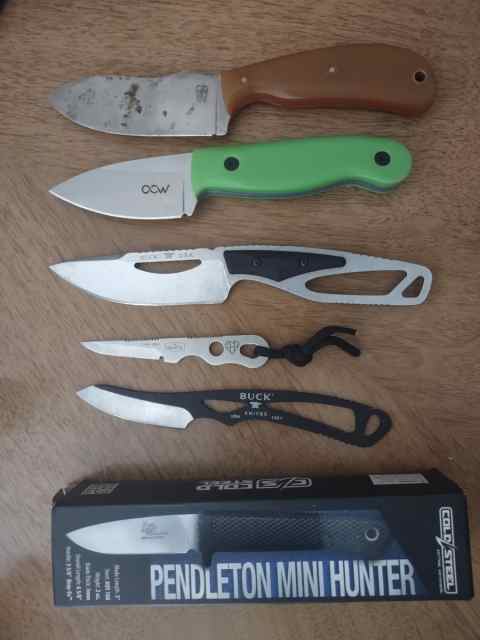 Buck knives bundle, slip joint bundle, and customs