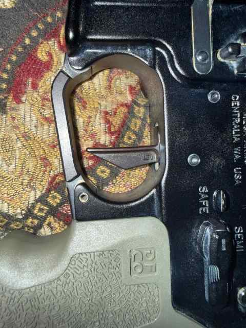 AR 15 Lower with Geissele SSP trigger