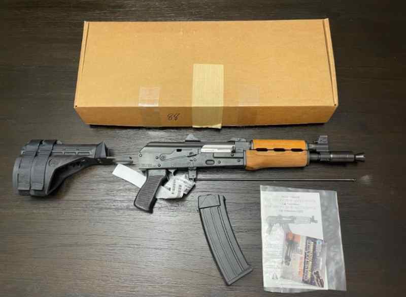 New Zastava M85PV 5.56 .223 AK Pistol Krink Serbia