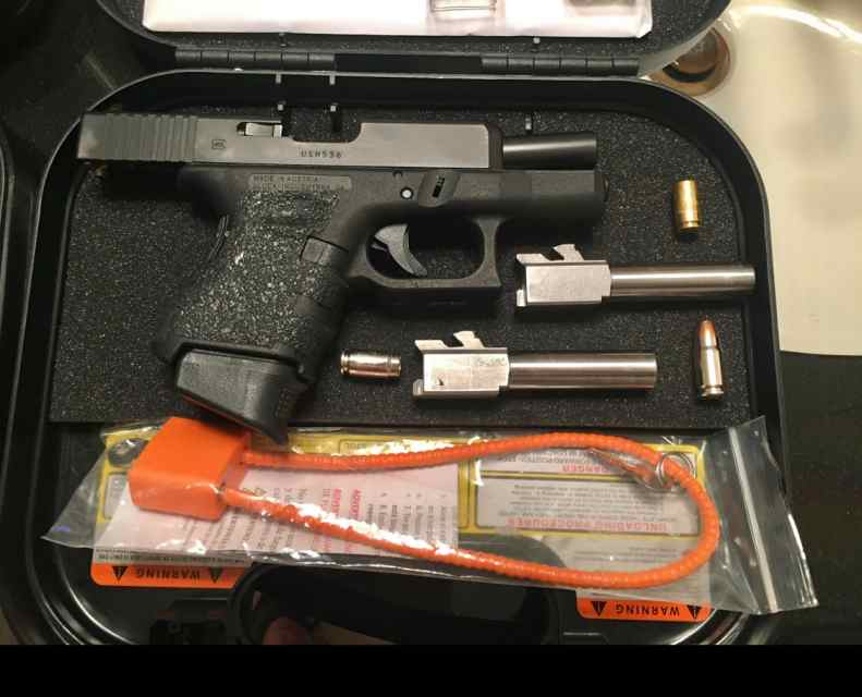 Glock 27. (9mm,.40 cal, .357 Sig)