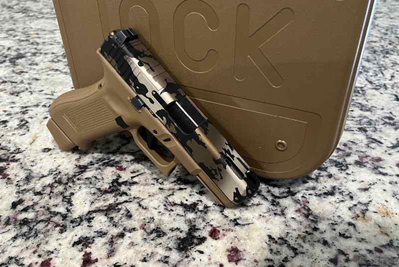 New Custom Multi Cam Glock 19x MOS