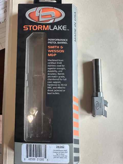 StormLake S&amp;W M&amp;P Compact .40 S&amp;Wto9MM Conv Barrel