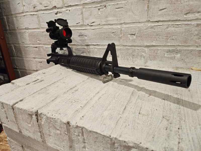 Retro AR upper with Red dot