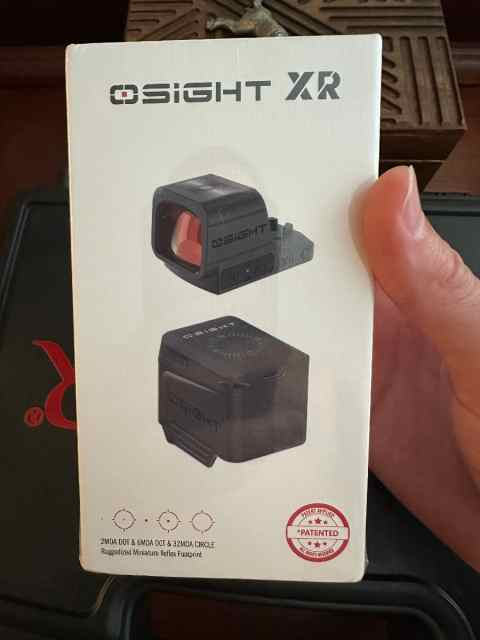 Osight XR multi reticle red dot sight. Brand new.