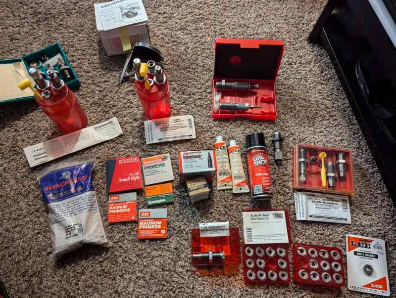 Reloading equipment and extras 