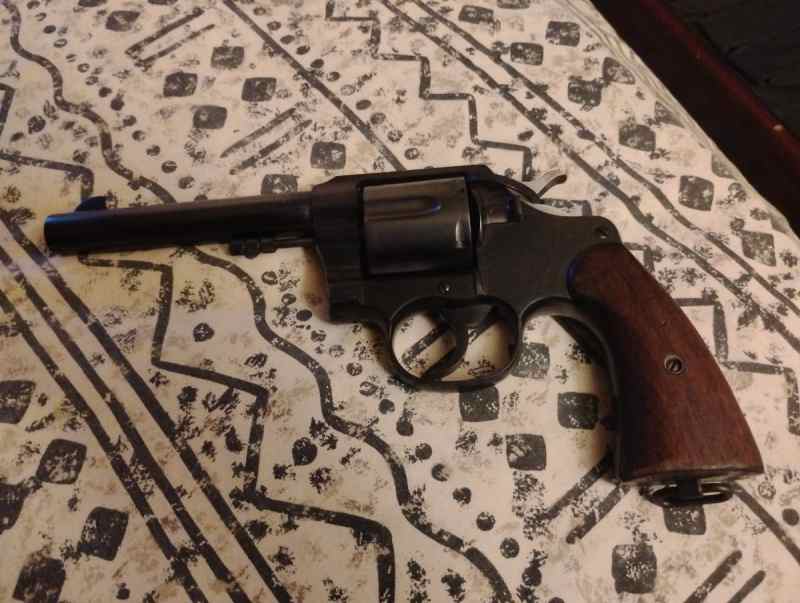 Army 1909 revolver.  Restored condition