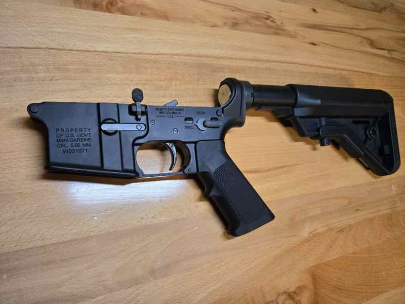 PSA M4A1 lower with Geissele SSA trigger