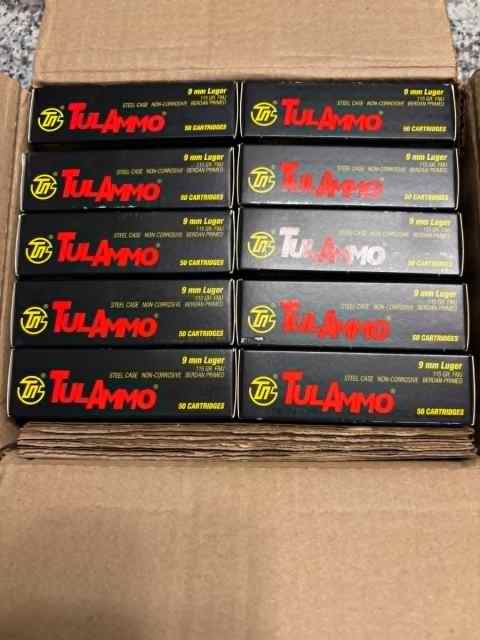 9mm Tulammo 2000 rounds