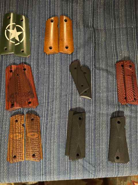 1911 grips kimber and aftermarket 