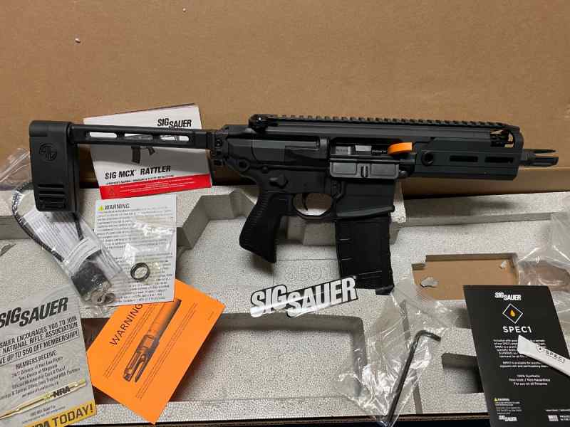 SIG MCX RATTLER PISTOL in 300 Black-Out NIB