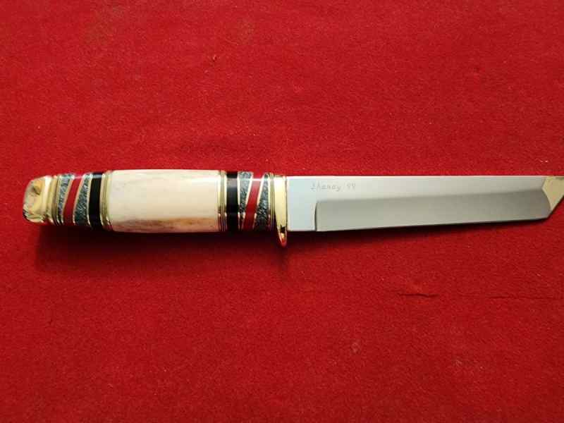 (2) Handmade Custom Fixed Blade by Shandy99 