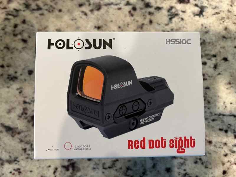 Holosun 510c red dot new in box $250