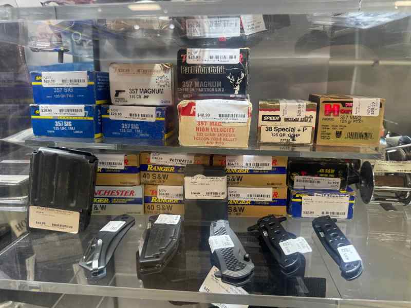 .40 cal, .357, 30spl