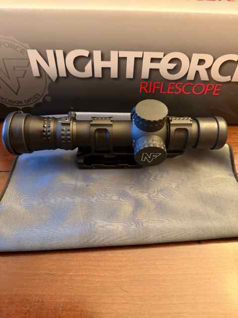 Nightforce NX8 1-8x24 F1 Capped (C654) Scalarworks